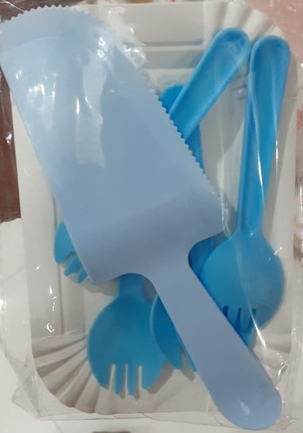 For Kids Birthday Knife, Fork and Plates Set