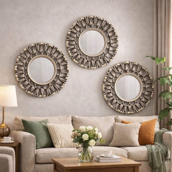 Ethereal Bloom Wall Accents (Set of 3)