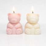 Teddy Love Scented Pillar Candles