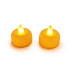 Premium Flameless LED Tealight Candles - Pack of 2