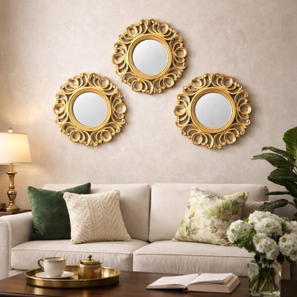 Royal Victoria Ornate Wall Mirror Set